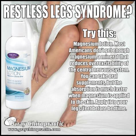 Restless legs magnesium